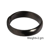 Kale Ghode Ki Naal Ring — Black Horseshoe Iron Ring for Shani Dosh & Sade Sati