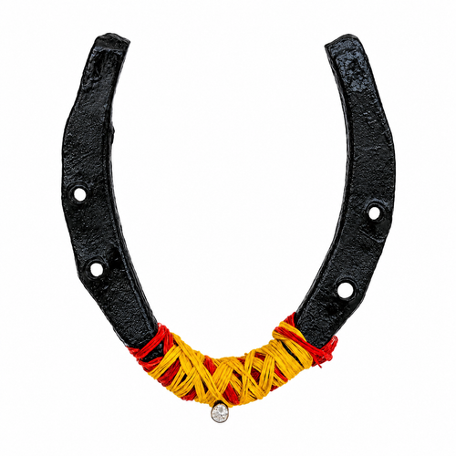 Kale Ghode Ki Naal — Black Iron Horseshoe for Main Door | Shani & Nazar Suraksha