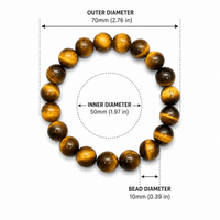 Courageous Tiger Eye Stone Bracelet