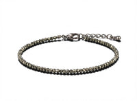 Raw Pyrite Anklet