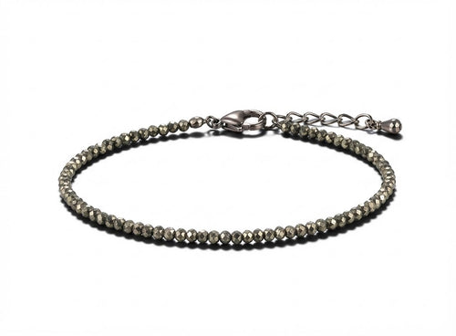 Raw Pyrite Anklet
