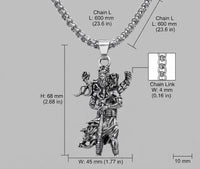 Lord Shiva Silver Pendant