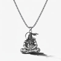 Hanuman Silver Locket With Chain