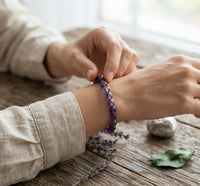 Healing Aura Amethyst Bracelet