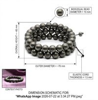 Siddh Money Magnet Raw Pyrite Bracelet