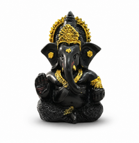 Vighnaharta Ganesh Idol – Black