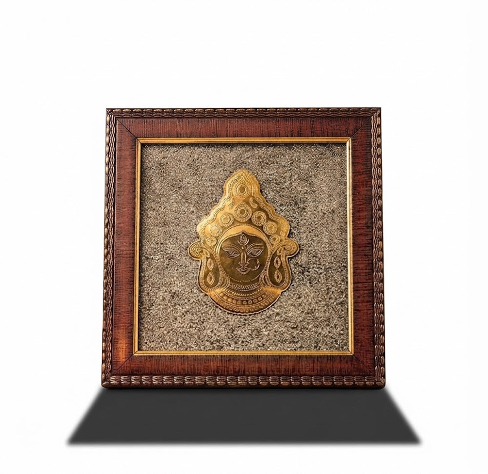 Maa Durga Samriddhi Pyrite Frame