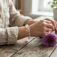 Natural Sphatik Crystal Bracelet