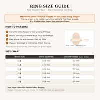 Kale Ghode Ki Naal Ring — Black Horseshoe Iron Ring for Shani Dosh & Sade Sati