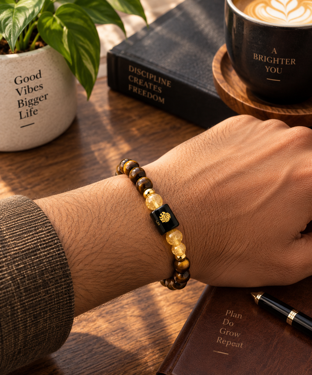 Wealth OM Pyrite Bracelet
